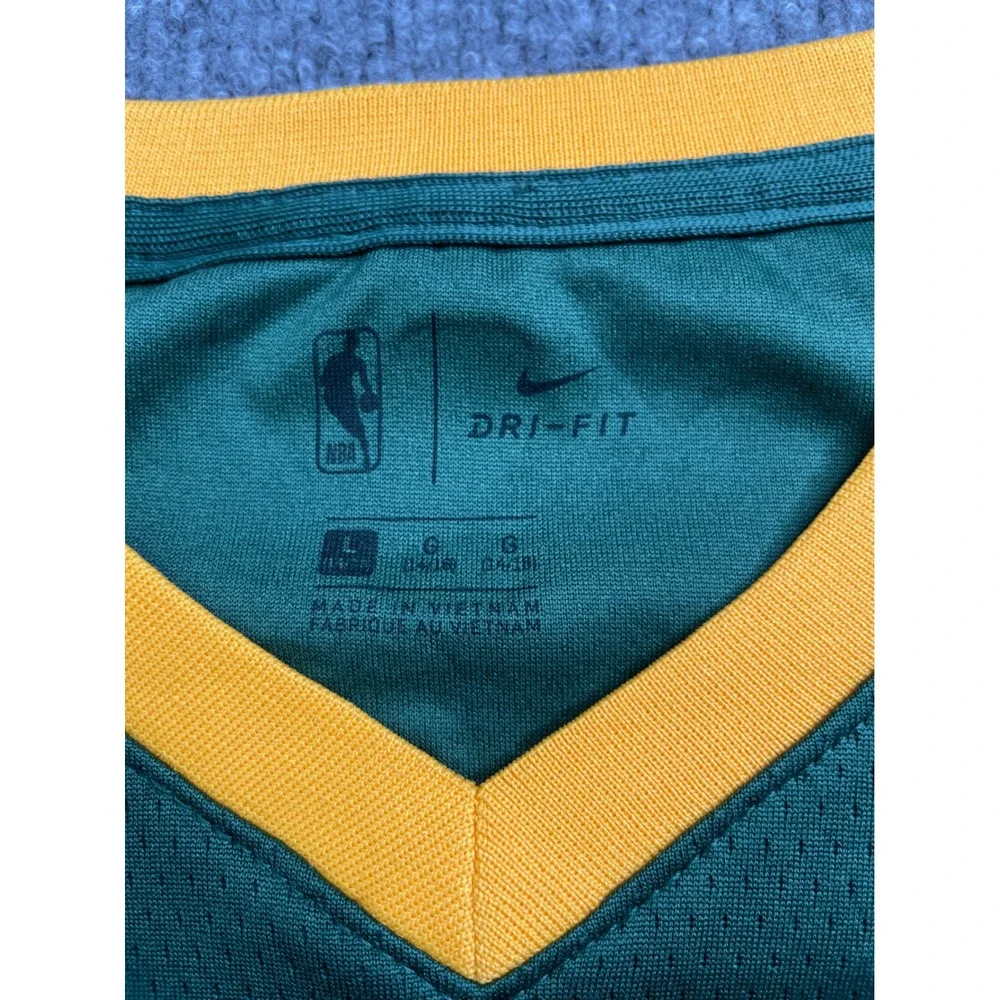 Nike Utah Jazz Jersey Youth Large Green Donovan Mitchell 45 Swingman NBA‎